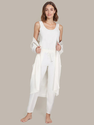 Senna Three Piece Longe Set - Egret