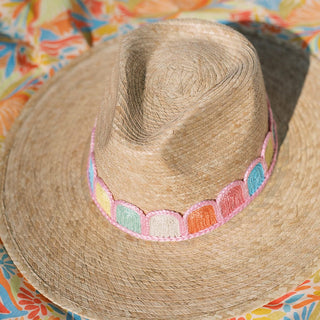 Pastel Kandy Crochet Palm Hat