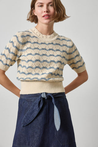 Multistitch Pullover Sweater