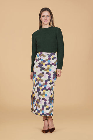 Hila Quilted Maxi Skirt
