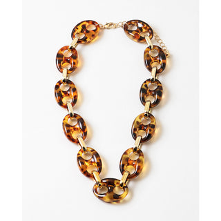Tortoise Beaded Necklace