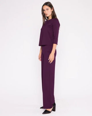 Ponte Knit 3/4 Sleeve Top