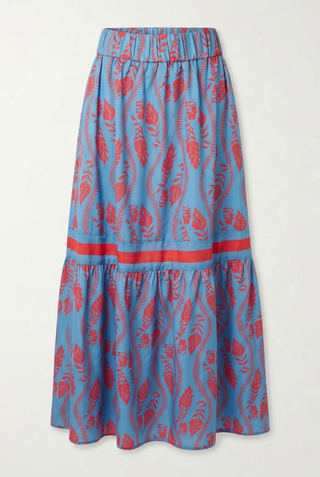 Bow Bustier & Tiered Skirt Set