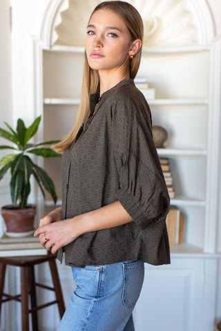 Mandarin Collar Top