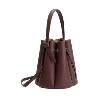 Laguna Vegan Leather Top Handle - Burgundy - Burgundy