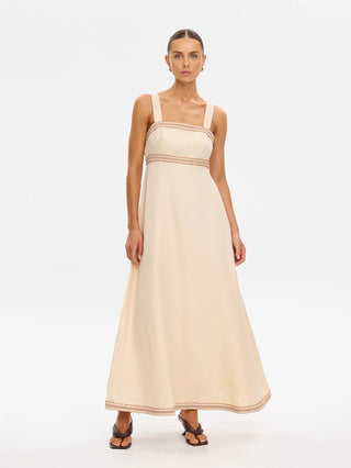 freya maxi dress The Freya Maxi Dress in Ivory Beasha Studios