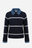 Navy/Ivory Stripe