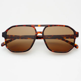 Billie - Dark Tortoise/Solid Brown