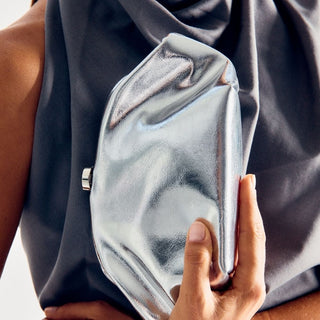 Tally Metallic Clutch