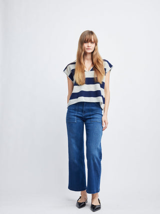Madison Cashmere V-Neck Sweater