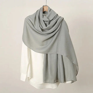 Lightweight Linen Wrap - Light Gray - Light Gray