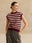 Burgundy / Ecru