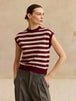 Burgundy / Ecru