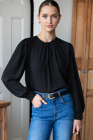 Gathered Neckline Top