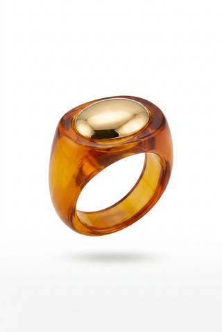 Oval Gold Ring