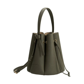 Laguna Vegan Leather Top Handle - Olive - Olive