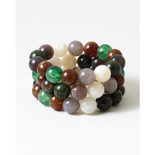 Earth Tone Beaded Bracelet