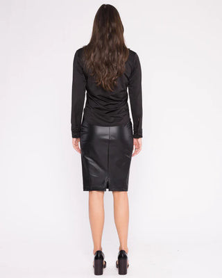 Vegan Leather Pencil Skirt