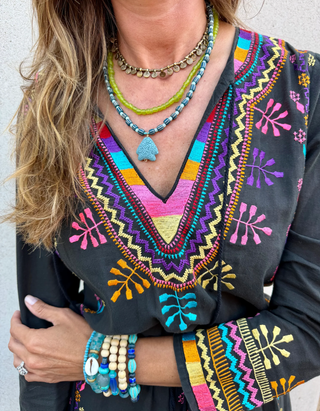 Layered Pendent Necklace 16"