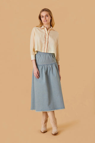 Quinn Skirt - Denim