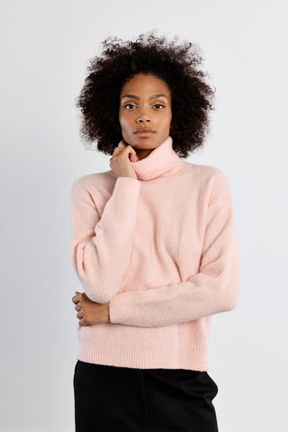 Young Ladies Knitted Sweater - Light Pink