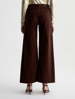 Saige Wide Leg Corduroy - Wood Brown