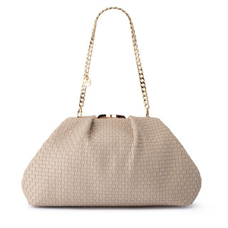 Martinique Woven Clutch - Natural