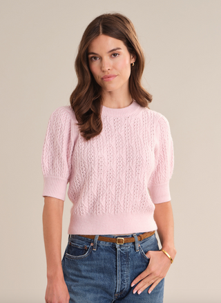 Mason Puff Sleeve Cable Top