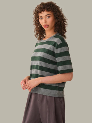 Colette Crew Neck Boxy Tee