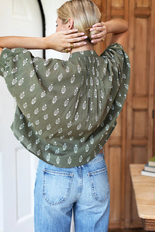 Mandarin Collar Top