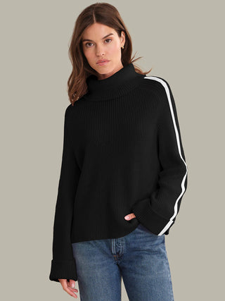 Vida Chunky Turtleneck Shaker Pullover