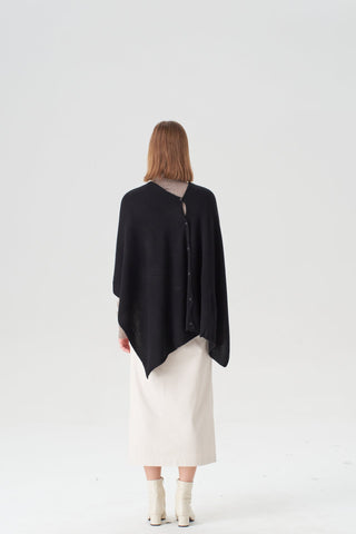 Cashmere Topper - Black