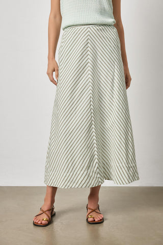 Stripe Maxi Skirt