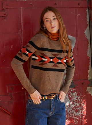Southwest Intarsia Crew