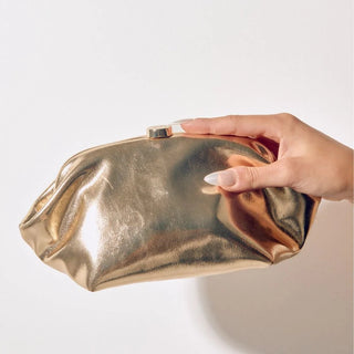 Tally Metallic Clutch