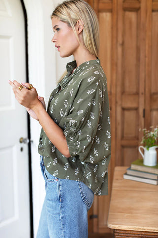 Mandarin Collar Top