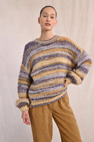 Karla Knitted Sweater - Mauve