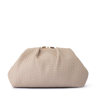 Martinique Woven Clutch - Natural