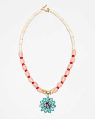 Turquoise Flower Necklace