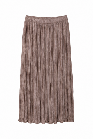 Pleated Midi Skirt