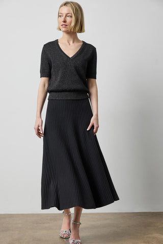 Knit Flared Skirt