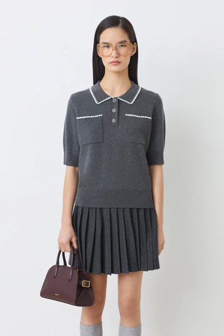Polka Shirt - Carbone
