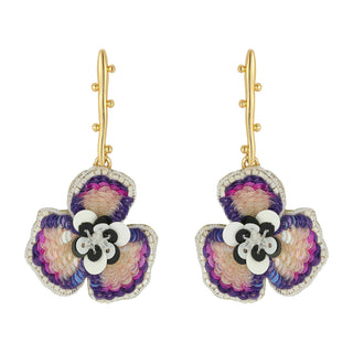 Buenavista Drop Earrings - Purple