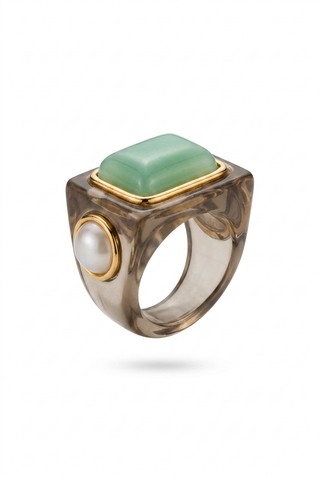 Three Stone Circle Ring