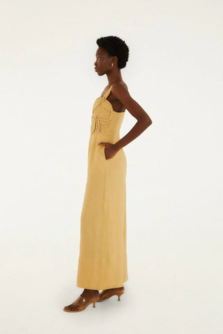 Sand Flowered Jumpsuit