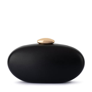 Yuzu Oval Clutch - Black