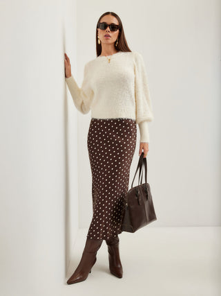 Mia Bias Midi Skirt