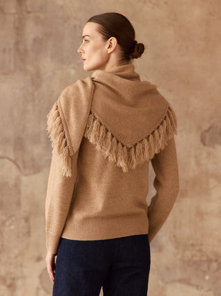 Scarf Cashmere Sweater