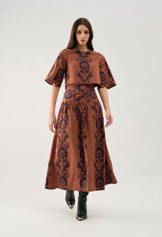 London Top - Elizabeth Cocoa