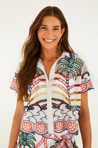 Tropical Graphic Richilieu Shirt